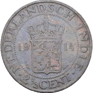 2 1/2 cent 1914 - Vilhelmina