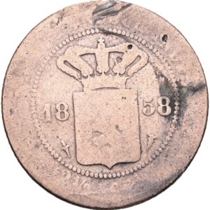 2 1/2 cent 1858 - Vilhelmina