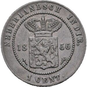 1 cent 1856 - Vilém III.