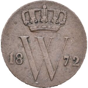 ½ centu 1872- Willem III, Nizozemská východní Indie.