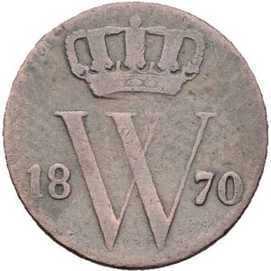 ½ centu 1870- Willem III, Nizozemská východní Indie.