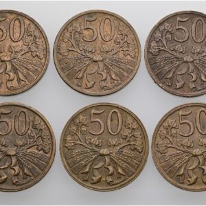 50 Haléř 1950 / 6ks /.