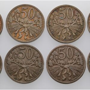 50 Haléř 1947 / 8ks /.