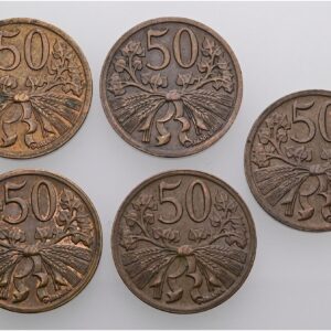 50 Haléř 1948 / 5ks /.