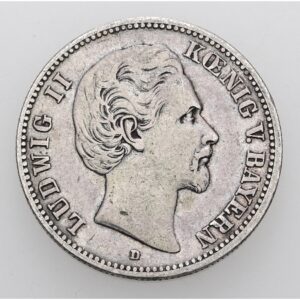 2 Marka 1876 D, Ludvig II. von Bayern