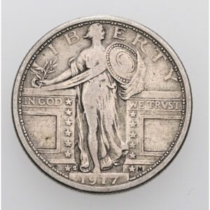 1/4 Dollaru 1917 S- Standing Liberty Quarter