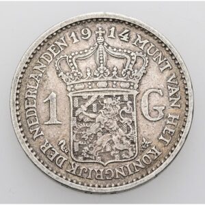 1 gulden 1914, Wilhelmina .