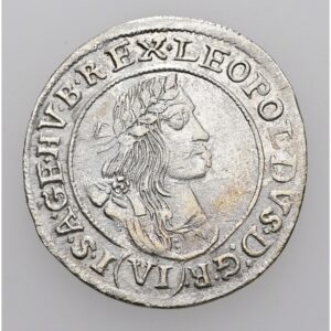 6 krejcar 1669 K.b, Leopold I.