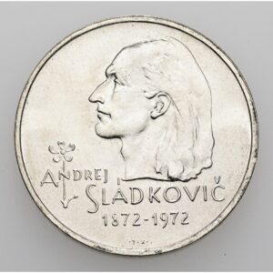 20 Koruna 1972- 100. výročí úmrtí Andreje Sládkoviče