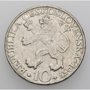 10 Koruna 1957- 250. výročí založení inženýrských škol