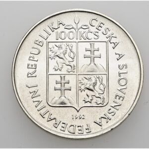 100 Koruna 1992 , 175. výročí výročí založení Moravského zemského muzea v Brně