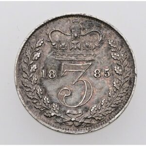 3 Pence 1885