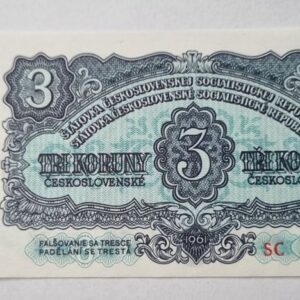 3 koruna 1953