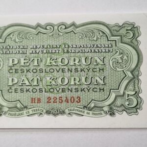 5 koruna 1953