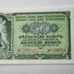 50 koruna 1953